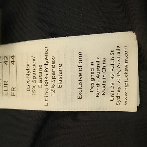 NIP TUCK ONE PIECE BATHING SUIT....SZ 12 - Picture 9 of 13